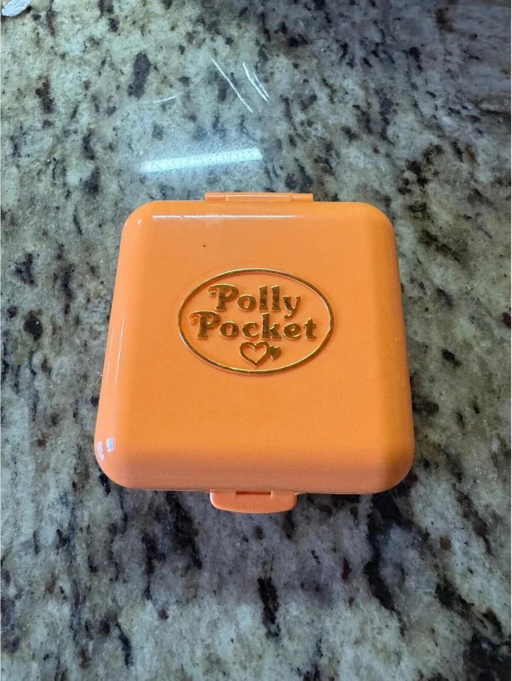 Polly Pocket Original Orange Townhouse Playset Doll Dog Vintage
